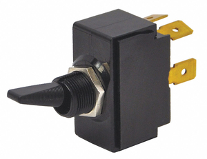 TOGGLE SWITCH DPST 10A @ 250V QUIKCONNCT by Carling Technologies