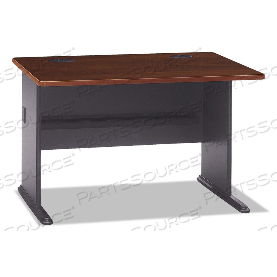 48" DESK - HANSEN CHERRY - SERIES A by Bush Industries 48" DESK - HANSEN CHERRY - SERIES A by Bush Industries