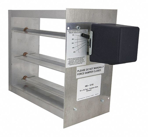 ZONE DAMPER RECTANGULAR 8X8 by iO HVAC Controls