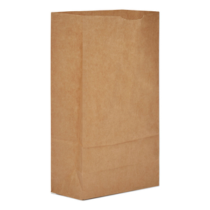 GROCERY PAPER BAGS, 50 LB CAPACITY, #6, 6" X 3.63" X 11.06", KRAFT, 500 BAGS by AJM Packaging Corporation