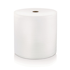 HARD WOUND ROLL TOWEL, 1-PLY, 8" X 800 FT, WHITE, 6 ROLLS/CARTON by LoCor