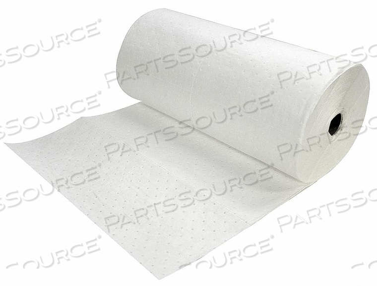 ABSORBENT ROLL OIL-BASED LIQUIDS WHITE by Spilfyter ABSORBENT ROLL OIL-BASED LIQUIDS WHITE by Spilfyter