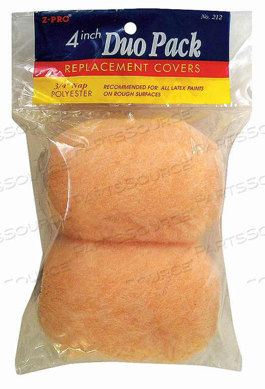 PAINT ROLLER COVER 4 IN. PK2 by Premier