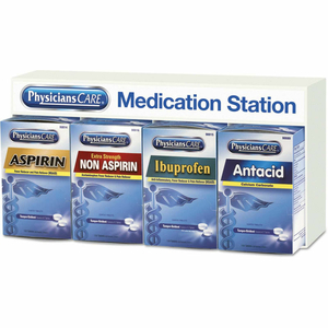 MEDICATION STATION: ASPIRIN, IBUPROFEN, NON ASPIRIN PAIN RELIEVER, ANTACID by Physicianscare