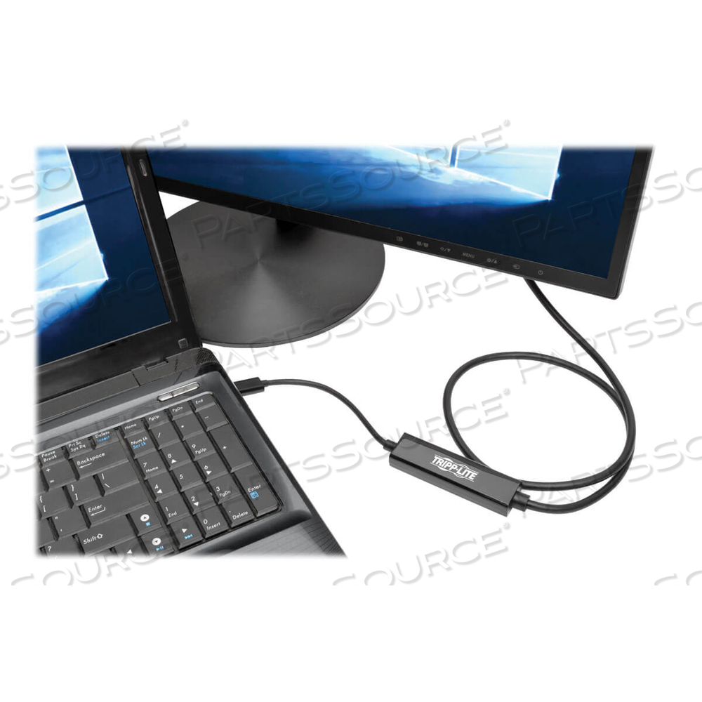 USB C TO VGA ADAPTER CONVERTER CABLE 1080P TYPE C TO VGA 3FT by Tripp Lite