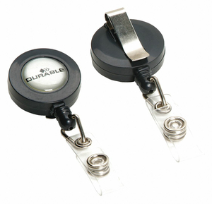 BADGE REEL 3-5/16 L RETRACTABLE PK10 by Durable