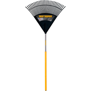 TRUE TEMPER 30-INCH POLY CUSHION GRIP LEAF RAKE by True Temper