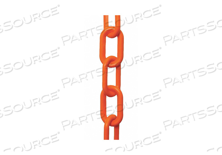 E1226 PLASTIC CHAIN 3 IN X 300 FT ORANGE by Mr. Chain