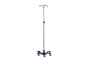 IV STAND 6 HOOK W/6 LEG POWDER COATED LOW CENTER OF GRAVITY BASE by Blickman