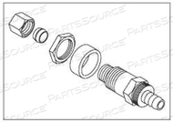 DRAIN VALVE ASSEMBLY, NICKEL PLATED BRASS 