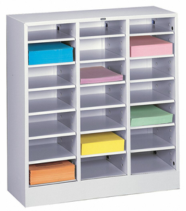 LITERATURE SORTER LEGAL SIZE LIGHT GRAY by Tennsco Corp.