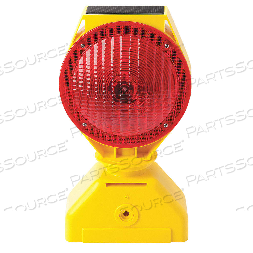 SOLAR BARRICADE LIGHT, 7 1/8 IN OVERALL LG, 12 7/8 IN HT, SOLAR, SWITCH KEY, YELLOW, A/C, RED, LED by Tapco SOLAR BARRICADE LIGHT, 7 1/8 IN OVERALL LG, 12 7/8 IN HT, SOLAR, SWITCH KEY, YELLOW, A/C, RED, LED by Tapco