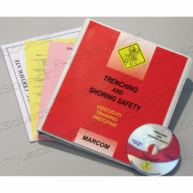 TRENCHING & SHORING SAFETY IN CONSTRUCTION ENVIRONMENTS DVD PROGRAM 