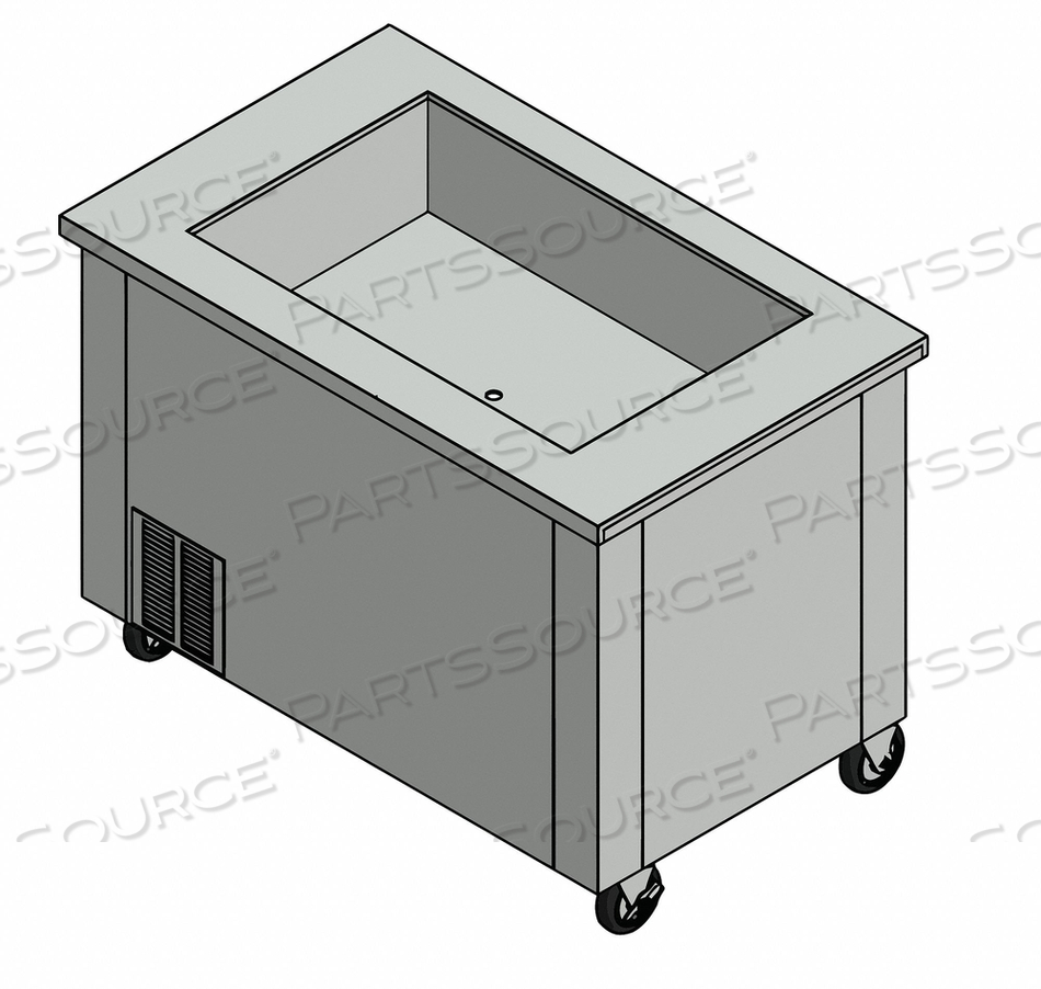 DXP3BCM Carlisle COLD FOOD TABLE 3 WELL For Sale