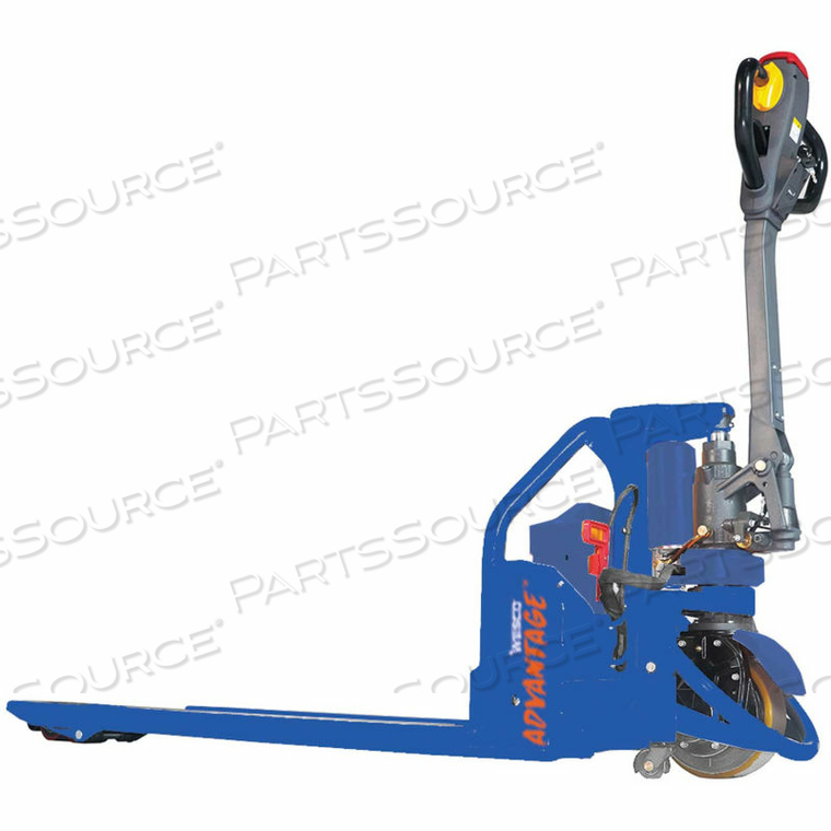 ADVANTAGE PRO SELF-PROPELLED ELECTRIC PALLET JACK TRUCK 27X48, 48V BATT. - 3300 LB. CAP. by Wesco ADVANTAGE PRO SELF-PROPELLED ELECTRIC PALLET JACK TRUCK 27X48, 48V BATT. - 3300 LB. CAP. by Wesco