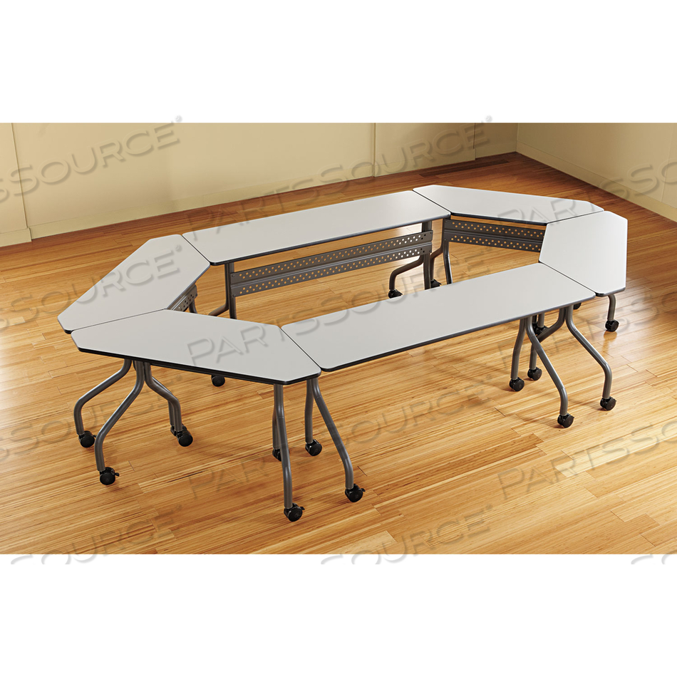 OFFICEWORKS MOBILE TRAINING TABLE - 72" X 18" - GRAY by Iceberg Enterprises