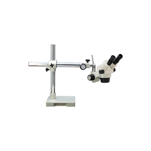 LX MICROSCOPES BY UNITRON SYSTEM 250 BINOCULAR MICROSCOPE, SINGLE BOOM STAND, 6.5X-45X by Unitron