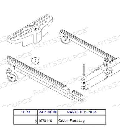 COVER FOR BASE ASSEMBLY PATIENT LIFTS by Invacare Corporation