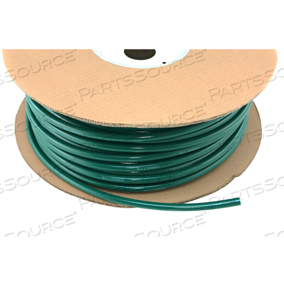 NON CONDUCTIVE HOSE, 1/4 IN ID, 0.46 IN OD, PVC, GREEN, 14 TO 150 DEG F, 200 PSI, MEETS ISO, 250 FT by Bay Corporation