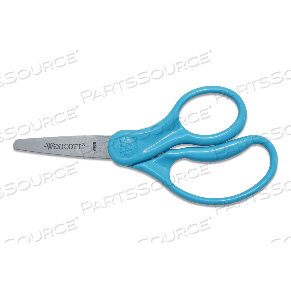 FOR KIDS SCISSORS, POINTED TIP, 5" LONG, 1.75" CUT LENGTH, RANDOMLY ASSORTED STRAIGHT HANDLES by Westcott