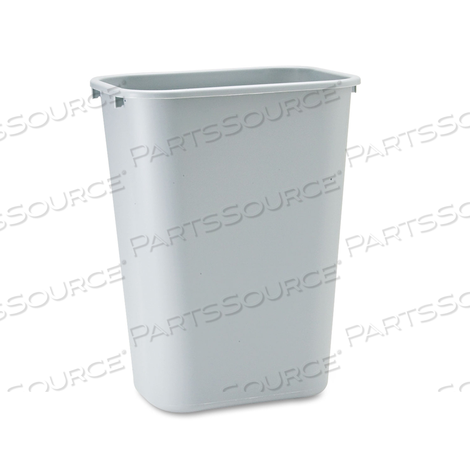 DESKSIDE PLASTIC WASTEBASKET, 10.25 GAL, PLASTIC, GRAY by Rubbermaid Medical Division DESKSIDE PLASTIC WASTEBASKET, 10.25 GAL, PLASTIC, GRAY by Rubbermaid Medical Division