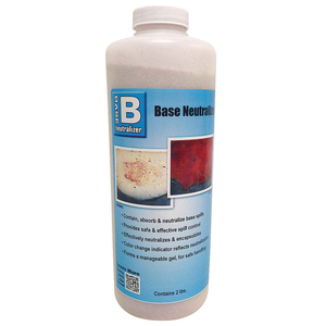 BASE NEUTRALIZER POWDER, 0 GAL VOLUME ABSORBED PER PKG., 2 LB WT, BOTTLE by Absorbent Specialty Products