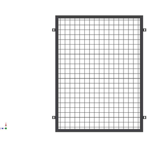 RAPIDWIRE 2'W X 5'H, WELDED WIRE SECURITY WINDOW GUARD by WireCrafters