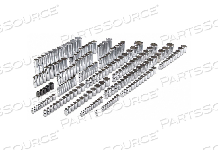SOCKET SET 1/4 3/8 1/2 DR 205 PC by Proto SOCKET SET 1/4 3/8 1/2 DR 205 PC by Proto