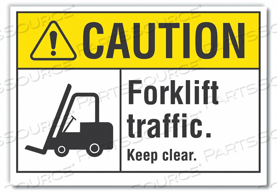 CAUTION SIGN 3-1/2 X 5 VINYL by Lyle Signs Inc. CAUTION SIGN 3-1/2 X 5 VINYL by Lyle Signs Inc.