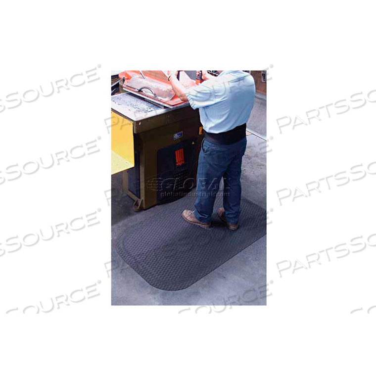 HOG HEAVEN ANTI FATIGUE MAT 7/8" THICK 2' X UP TO 60' BLACK by Andersen Company