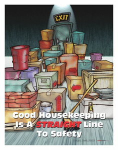 SAFETY POSTER GOOD HOUSEKEEPING IS A ENG by SafetyPoster