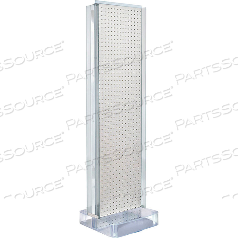 TWO-SIDED PEGBOARD FLOOR DISPLAY W/ STUDIO BASE, 17"W X 17"D X 60"H by Azar International TWO-SIDED PEGBOARD FLOOR DISPLAY W/ STUDIO BASE, 17"W X 17"D X 60"H by Azar International