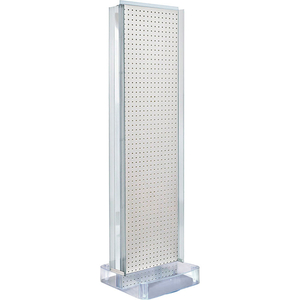 TWO-SIDED PEGBOARD FLOOR DISPLAY W/ STUDIO BASE, 17"W X 17"D X 60"H by Azar International TWO-SIDED PEGBOARD FLOOR DISPLAY W/ STUDIO BASE, 17"W X 17"D X 60"H by Azar International