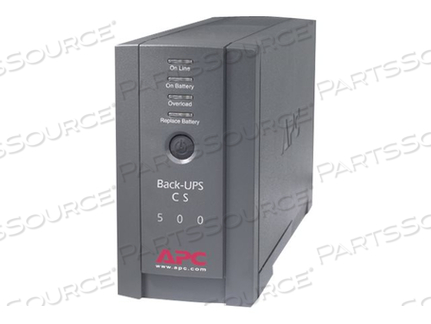 BACK-UPS CS - UPS - EXTERNAL - STANDBY - AC 120 V - 300 WATT / 500 VA - INTERFAC by APC / American Power Conversion