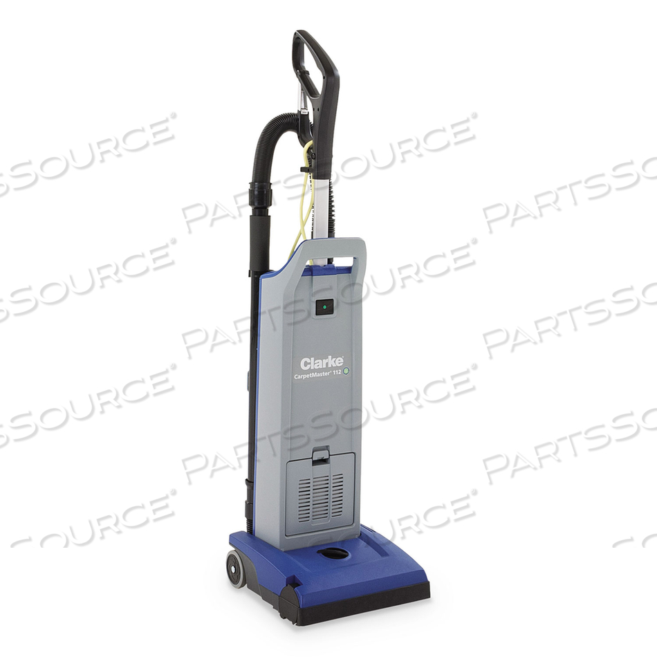 CARPETMASTER 112 UPRIGHT VACUUM, 11-1/2" CLEANING WIDTH by Clarke CARPETMASTER 112 UPRIGHT VACUUM, 11-1/2" CLEANING WIDTH by Clarke