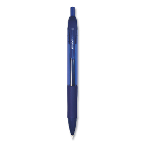 STRIDERIO GEL PEN, RETRACTABLE, MEDIUM 0.7 MM, BLUE INK, TRANSLUCENT BLUE BARREL, 12/BOX by Stride