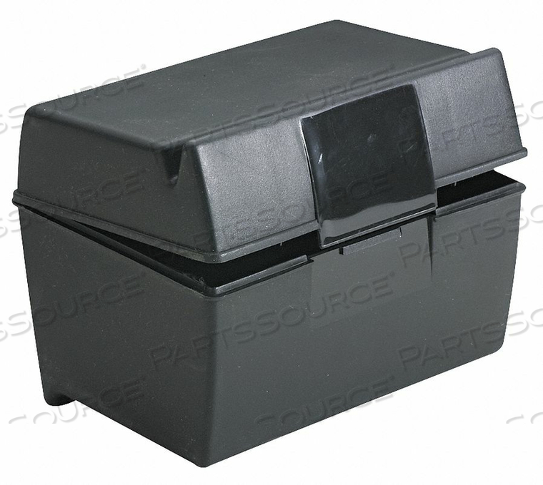 INDEX CARD FILE BOX FOR 3 X 5 CARDS BLK by Oxford