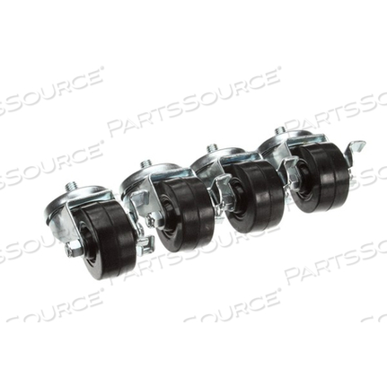 KIT FOUR 3.50 IN STEM CASTERS by Traulsen