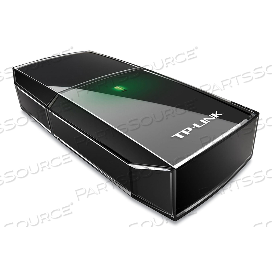 ARCHER T2U AC600 WIRELESS USB ADAPTER, DUAL-BAND 2.4 GHZ/5 GHZ 