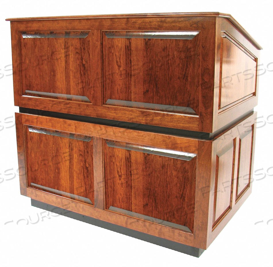 LECTERN WALNUT 46X42X30 IN 