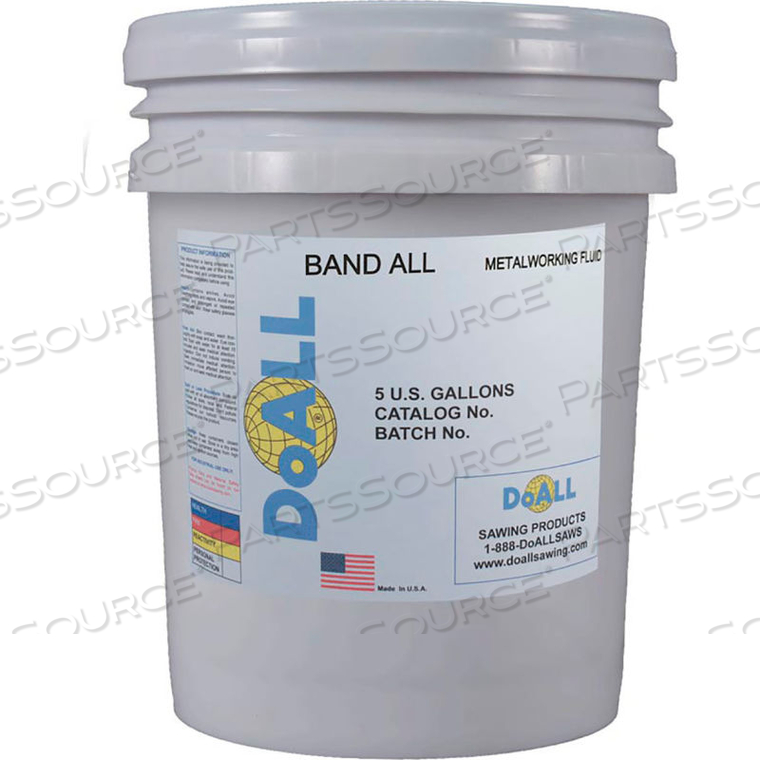 BAND-ALL 102 SEMI-SYNTHETIC, 5 GALLON PAIL 