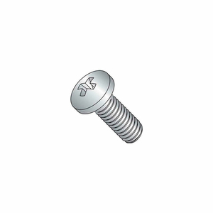 10-32 X 1" MACHINEW SCREW - PHILLIPS PAN HEAD - STEEL - ZINC PLATED - PKG OF 100 by Titan Fasteners