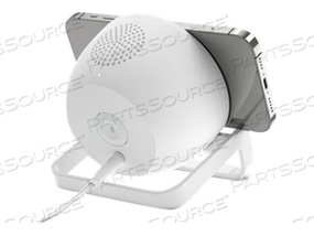 BELKIN SOUNDFORM - SPEAKER - WITH QI (WPC) WIRELESS CHARGER - WIRELESS - BLUETOOTH - 3 WATT - WHITE - FOR APPLE IPHONE 11, 12, SAMSUNG GALAXY NOTE10, by Belkin