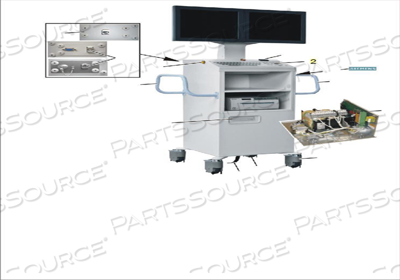 TROLLEY UNIVERSAL KEYBOARD by Siemens Medical Solutions