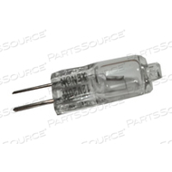 HALOGEN LAMP, G4 BASE, 20 W, CLEAR, 12 VAC, 1.67 A, AUXILIARY LIGHT, 2000 HR, 3000 K, 350 LUMENS, 1.26 IN 