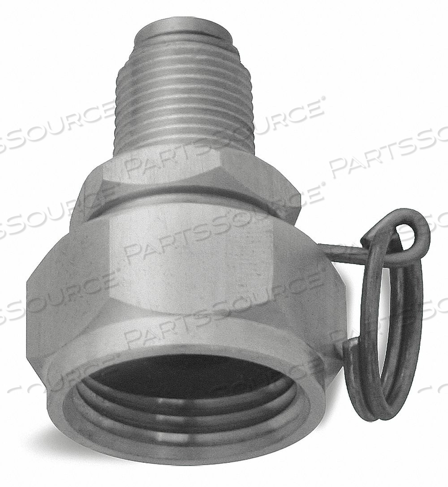 SWIVEL HOSE ADAPTER, STAINLESS STEEL, 3/8 MNPT X 3/4 FGHT by Sani-Lav SWIVEL HOSE ADAPTER, STAINLESS STEEL, 3/8 MNPT X 3/4 FGHT by Sani-Lav