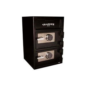 DEPOSIT SAFE - - TWO COMPARTMENT ELECTRONIC LOCK - 20 X 20 X 30 - BLACK by Tracker Safe