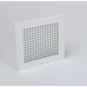 EGGCRATE RETURN GRILLE, SURFACE MOUNT, 10" X 10", WHITE, PK2 by American Louver