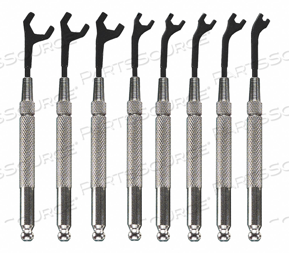 OPEN END WRENCH SET 30 DEG 2.5-7MM 8 PC by Moody Tool OPEN END WRENCH SET 30 DEG 2.5-7MM 8 PC by Moody Tool