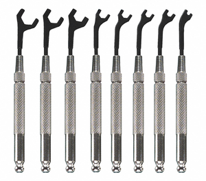 OPEN END WRENCH SET 30 DEG 2.5-7MM 8 PC by Moody Tool